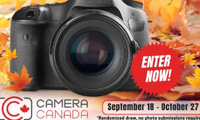 Win a Camera Canada $2,500 Shopping Spree