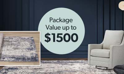 Win a Kambria Swivel Chair, Lamp, Rug and Blanket