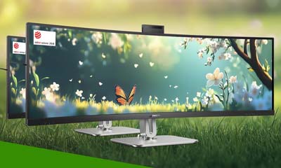 Win 1 of 2 Philips Curved Monitors