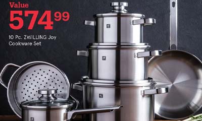 Win a 10-Piece Zwilling Joy Cookware Set