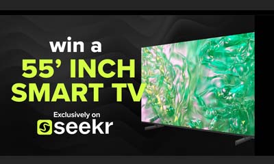 Win a 55 Inch Smart TV