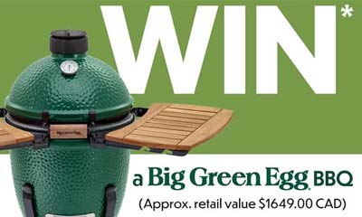 Win a Big Green Egg Grill this Spring