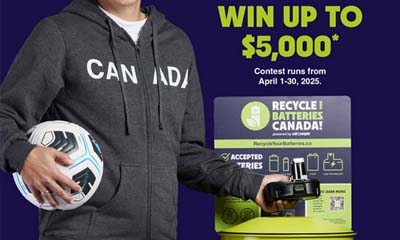 Win Cash Prizes with Recycle Batteries Canada