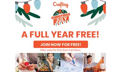 Craftsy 1 Year Free - First Time Ever!
