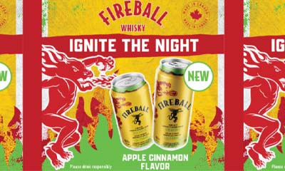 Free Fireball Cinnamon Apple Can and Whiskey
