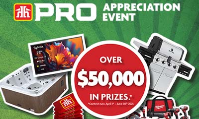 Win a Hot Tub, TV or Tools