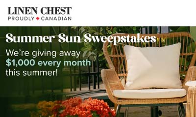 Win 1 of 3 $1,000 Linen Chest Gift Cards