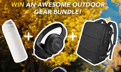 Win JBL Headphones and Travel Backpack