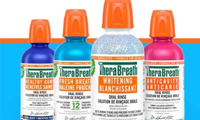 Free TheraBreath Whitening Oral Rinse