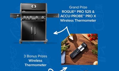 Win a $1,413 Napoleon Rogue BBQ