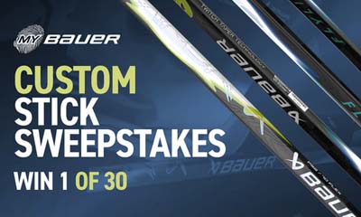 Free Bauer MVP Vapor Flylite Custom Hockey Stick