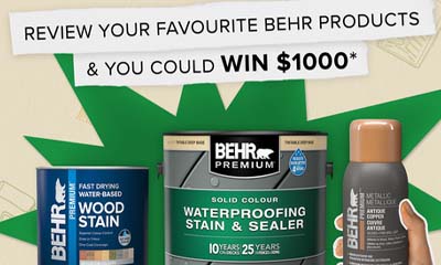 Rate and Win a $1,000 Home Depot Gift Card