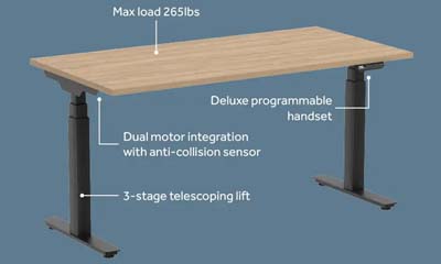 Free Height‑Adjustable Desk