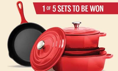 Win 1 of 5 Cookware Sets