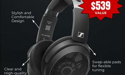 Win a pair of Sennheiser Studio Headphones